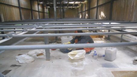 冷卻塔積水盤(pán)維修